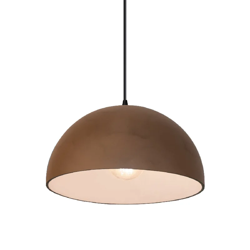 Industrial Style Ceiling Lights with Exposed Bulbs and Metal CagesJustice Designs Radiance CER-6250-TERA-MBLK-BKCD Pendant Light - Terra Cotta Industrial Style Ceiling Lights with Exposed Bulbs and Metal CagesJustice Designs Radiance CER-6250-TERA-MBLK-BKCD Pendant Light - Terra Cotta