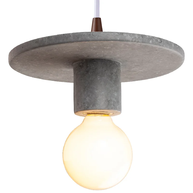 Japanese - Inspired Ceiling Lights with Shoji - Screen - like DiffusersJustice Designs Radiance Collection CER-6320-CONC-DBRZ-WTCD Pendant Light - Concrete Japanese - Inspired Ceiling Lights with Shoji - Screen - like DiffusersJustice Designs Radiance Collection CER-6320-CONC-DBRZ-WTCD Pendant Light - Concrete