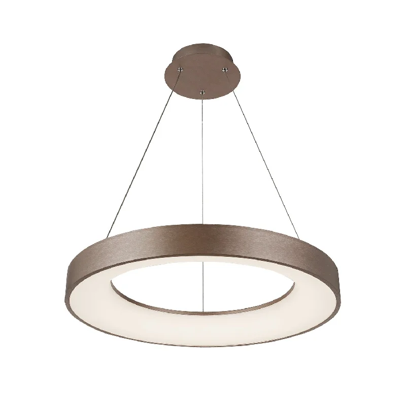 Scandinavian Style Ceiling Lights with Light Wood AccentsJustice Designs Sway ACR-4061-OPAL-LTBZ Pendant Light - Light Bronze