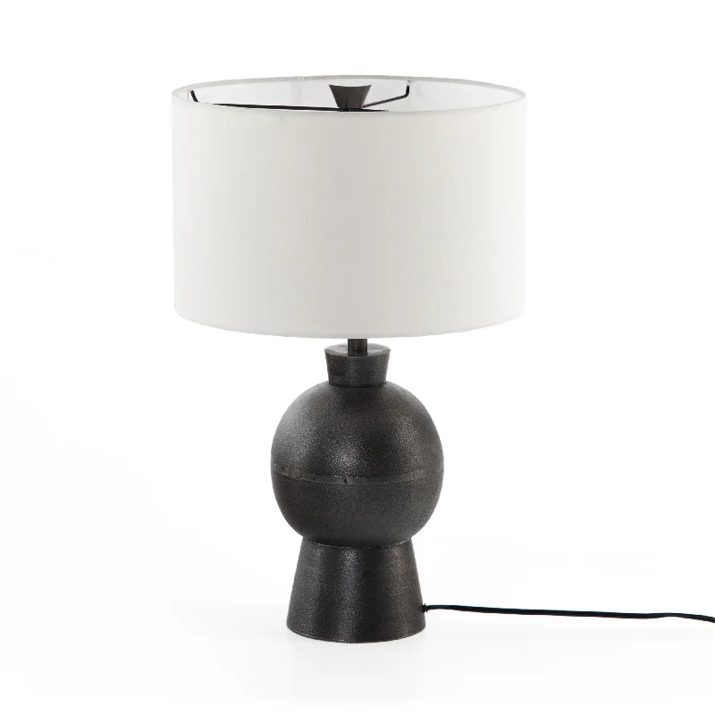 leather table lamps with a distressed texture for a rugged charmKelita Textured Black Table Lamp | ready to ship! leather table lamps with a distressed texture for a rugged charmKelita Textured Black Table Lamp | ready to ship!