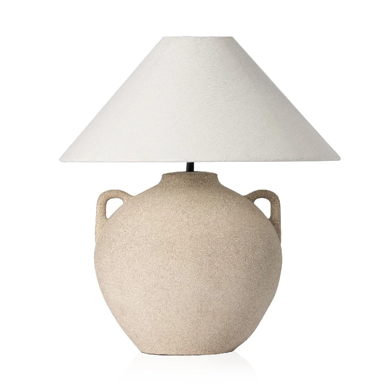 leather table lamps with a distressed texture for a rugged charmMays Table Lamp