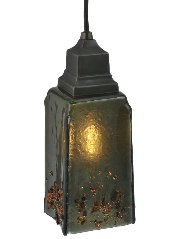 Glass Ceiling Lights with Frosted, Colored, or Etched GlassOne Light Mini Pendant