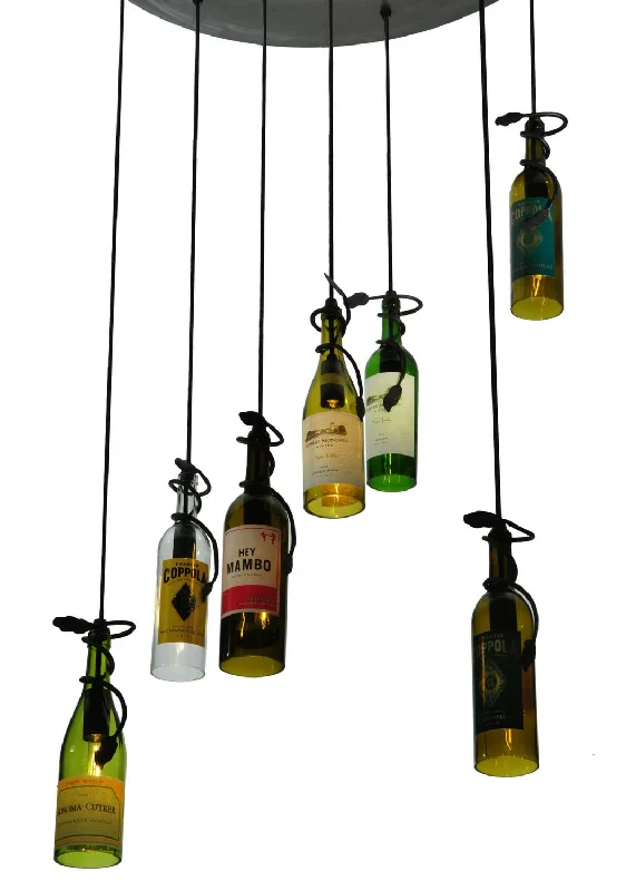 Crystal Ceiling Lights with High - Quality Swarovski CrystalsSeven Light Pendant