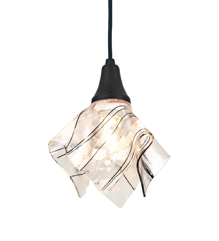 Gothic Ceiling Lights with Dark Metalwork and Pointed ArchesOne Light Pendant