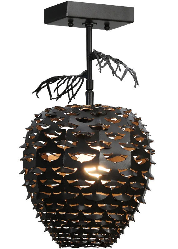 Bohemian Ceiling Lights with Beads, Tassels, and Colorful GlassOne Light Semi-Flushmount Bohemian Ceiling Lights with Beads, Tassels, and Colorful GlassOne Light Semi-Flushmount