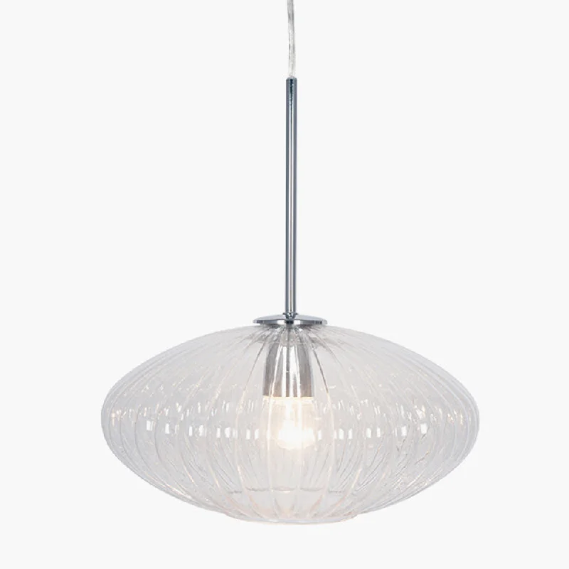 Glass Ceiling Lights with Frosted, Colored, or Etched GlassNickel & Ribbed Glass Pendant Light 30 cm Glass Ceiling Lights with Frosted, Colored, or Etched GlassNickel & Ribbed Glass Pendant Light 30 cm