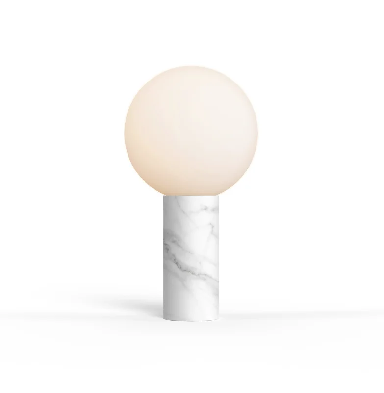 marble table lamps with a luxurious veined pattern for high end decorPablo Designs Pilar White Carrara Marble Table Lamp marble table lamps with a luxurious veined pattern for high end decorPablo Designs Pilar White Carrara Marble Table Lamp