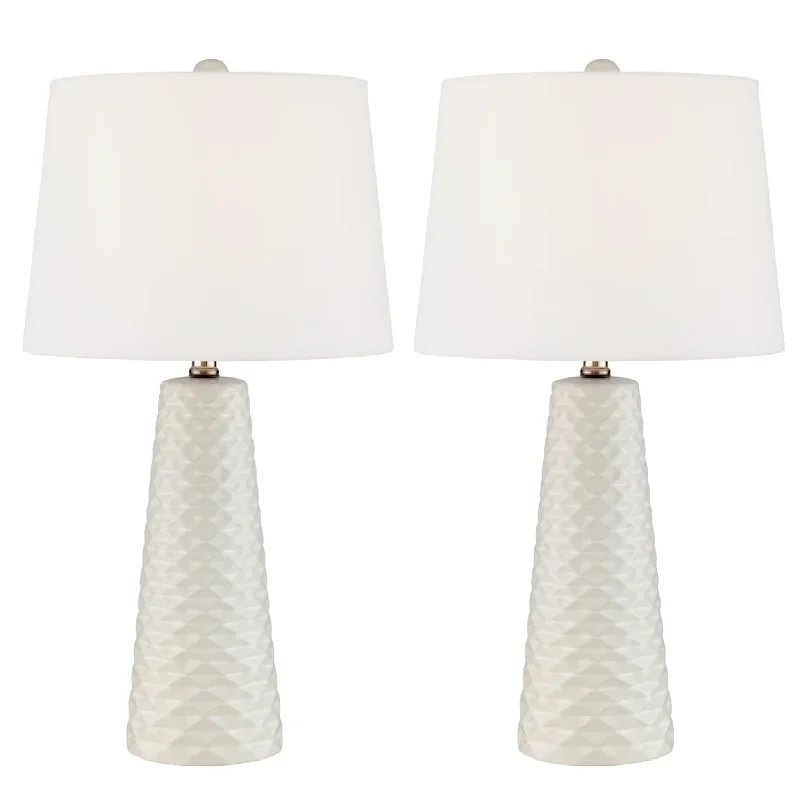 mid century modern table lamps with iconic designs for a stylish studyPair of White Table Lamps mid century modern table lamps with iconic designs for a stylish studyPair of White Table Lamps