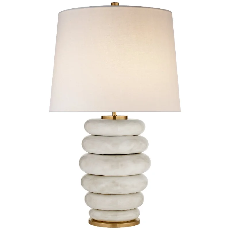 glass table lamps with a frosted surface for soft light diffusionPhoebe Stacked Table Lamp glass table lamps with a frosted surface for soft light diffusionPhoebe Stacked Table Lamp