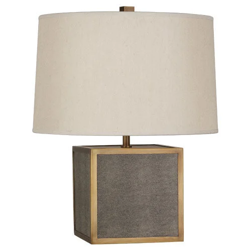 rustic farmhouse table lamps for cozy kitchensRobert Abbey Anna Cube Table Lamp