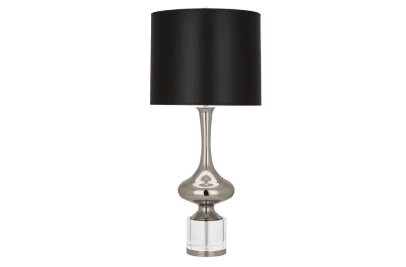 marble table lamps with a luxurious veined pattern for high end decorRobert Abbey Jeannie Nickel/Black Table Lamp marble table lamps with a luxurious veined pattern for high end decorRobert Abbey Jeannie Nickel/Black Table Lamp
