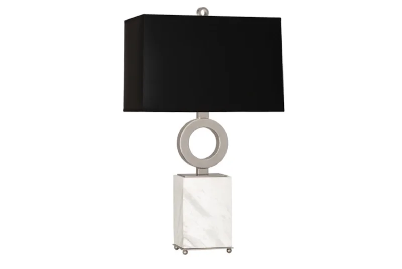 art deco table lamps with geometric shapes for a retro touchRobert Abbey Oculus White Marble/Nickel Table Lamp art deco table lamps with geometric shapes for a retro touchRobert Abbey Oculus White Marble/Nickel Table Lamp