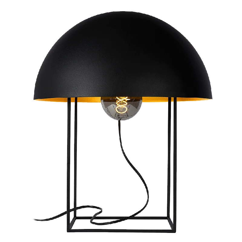 leather table lamps with a distressed texture for a rugged charmTable Lamp Hoody